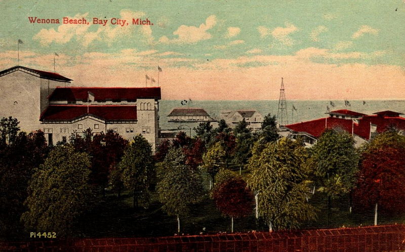 Wenona Park Dance Pavillion - Vintage Postcard (newer photo)